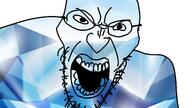 gem glasses open_mouth soyjak stubble variant:angry_soyjak // 1600x900 // 706.1KB