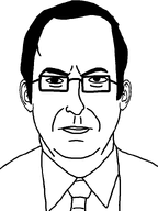 better_call_saul breaking_bad closed_mouth clothes ear glasses hair necktie saul_goodman series:joke_soyjaks subvariant:saul_chudman template variant:chudjak white_shirt white_skin // 600x800 // 15.6KB