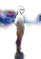 anime closed_mouth full_body glasses hitogami mushoku_tensei smile smug soyjak stubble variant:soyak // 1125x1600 // 149.0KB