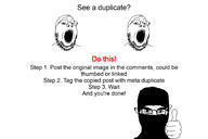 3soyjaks balaclava batman batman_(series) black_clothing clone embedded_riddler_trophy glasses hand hands_up islam kratos looking_at_you mask meta:self_insert mouth_open muslims punisher soybooru spawn subvariant:chudjak_front text thumb thumbs_up trophy tutorial variant:chudjak variant:gapejak warrior-z_(user) wordswordswords // 1800x1200 // 268.0KB