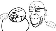 2soyjaks bald beard closed_mouth ear eyebrows fundamental_paper_education glasses hand happy no_more_brother_wars stubble template variant:edwardjak variant:oreojak white_background white_skin // 1920x1080 // 74.3KB