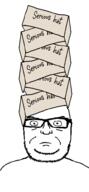 clothes glasses hat serious_hat soyjak stubble variant:seriousjak // 454x982 // 31.0KB