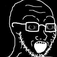 animated glasses horror inverted open_mouth soyjak stubble variant:soyak // 400x470 // 247.9KB