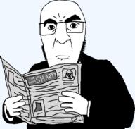 bald detective glasses looking_at_you newspaper sharty smoking soyjak stubble variant:godjak // 1080x1029 // 102.4KB