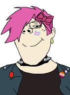 bait choker ear_piercing earring enbie female femjak flag:lesbian_pride_flag flag:transgender_pride_flag glasses hair happy jacket pink_hair pooner short_hair smile subvariant:terryjak subvariant:wholesome_soyjak tranny variant:gapejak // 870x1174 // 125.7KB bait choker ear_piercing earring enbie female femjak flag:lesbian_pride_flag flag:transgender_pride_flag glasses hair happy jacket pink_hair pooner short_hair smile subvariant:terryjak subvariant:wholesome_soyjak tranny variant:gapejak // 870x1174 // 125.7KB