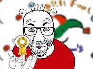 glasses lips nonsense ribbon smile stubble swirl variant:el_perro_rabioso // 541x404 // 174.1KB