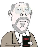 glasses grey_hair james_mason nazism neonazi siege variant:protestantjak // 1452x1777 // 196.4KB