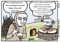 angry beard castle glasses holding_object judaism kike medieval nas:happy_merchant smile speech_bubble text variant:chudjak well wood // 1125x798 // 1.1MB