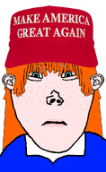 blue_eyes female freckles ginger ginger_hair maga maga_hat red_hair subvariant:vlodette transparent_background variant:vlodson white_skin // 639x1037 // 280.7KB