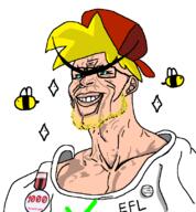 aryan bee blue_eyes boyfriend_(friday_night_funkin') clothes efl fnf_gerontophile friday_night_funkin' gerontophile gigachad glasses hat neutralplier_award opposite shiny white_lives_matter white_shirt white_skin yellow_hair // 750x808 // 76.9KB