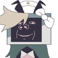 blond bow flag fundamental_paper_education nigeria robot ruby_fpe subvariant:wholesome_soyjak trend:aryan variant:gapejak // 800x800 // 25.7KB