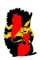 angry animal ceredigion country flag full_body glasses medieval open_mouth soyjak squirrel stubble subvariant:feralsquirrel tail united_kingdom variant:feraljak // 412x619 // 103.4KB