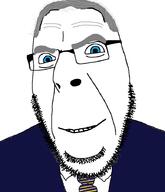 blue_eyes closed_mouth clothes glasses grey_eyebrows grey_hair hair joe_biden necktie smile soyjak stubble suit united_states variant:cobson // 775x902 // 117.0KB