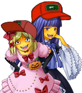 anime bernkastel clothes coal hat lambdadelta nas:bernkastel nas:sneed pumpkin ribbon sneed sneed's_feed_and_seed tranime_girl umineko video_game yellow_skin // 939x1058 // 1.1MB