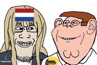 2soyjaks american_renaissance amrenpeter anime_female are_you_soying_what_im_soying brown_hair closed_mouth clothes ear family_guy glasses grin hair i_love jens_(twitter) k_on kotobuki_tsumugi netherlands ongezellig peter_griffin smile soyjak stubble text twitter variant:impish_soyak_ears variant:markiplier_soyjak white_skin yellow_hair // 1200x801 // 116.6KB