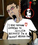 ack bloodshot_eyes brown_hair crying faggot_nigger_jew gooner hanging i_love map_(pedophile) open_mouth pedophile police policemen school_shooter subvariant:hornyson thomas_m_lane_iii variant:cobson variant:imhotep white_shirt // 1080x1283 // 945.4KB