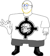 aryan aryan_beast aryan_chad blond_beard blond_eyebrows blue_eyes boots ear full_body glasses okay_hand_symbol stubble totenkopf transparent_background variant:weirdpenis // 1344x1507 // 81.2KB