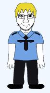bertin_gress clothes fnwf fnwfroggy front_facing gimp_(photo_manipulation_program) nate nate_higgers necktie nightguard smile standing variant:soyak yellow_hair // 1104x2035 // 49.3KB