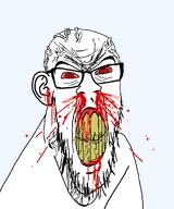 angry blood bloodshot_eyes cracked_teeth ear red_eyes rotten_teeth series:remastered_soyjaks subvariant:feralrage template variant:feraljak vein white_skin yellow_teeth // 1500x1800 // 87.4KB