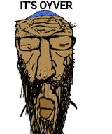 brown_skin closed_eyes closed_mouth clothes glasses hat its_over jewish_nose judaism kike kippah star_of_remphan text ugly variant:maxjak // 540x650 // 165.6KB