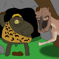 amphibian ancient angry brown_skin caveman drawn_background enraged fat frog froglaugh geg jsid meta:not_oc nas:pepe nusoi pepe_the_frog pepelaugh poop rock rocks series:nusoi_neanderthal_adventures shadow shitting stone subvariant:hunky_twink_sex_machine throwing_shit variant:alicia wearing_hide wearing_leaf // 2000x2000 // 606.2KB