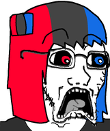 black_shirt eyebrows female glasses hair heterochromia looking_to_the_right merge nintendo nintendo_switch nose open_mouth scared shocked soysuba stubble subvariant:doctos teeth tongue tongue_out variant:soyak variant:soysuba video_game white_background white_skin woman // 645x770 // 62.6KB