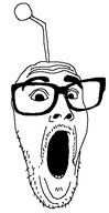 antenna glasses mustache open_mouth soyjak stubble variant:unknown // 293x567 // 7.6KB