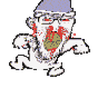 angry blood bloodshot_eyes clothes hat meta:low_resolution sleep_cap variant:feraljak yellow_teeth // 88x144 // 5.2KB