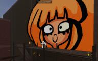 3d bricks drawing eyelashes full_body glasses lego mymy_(ongezellig) ongezellig open_mouth orange_hair orange_skin paint painting roblox soyjak stubble variant:soyak white_skin // 1232x770 // 756.2KB
