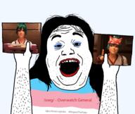 discord flag:transgender_pride_flag holding_object kiriko overwatch soyjak tranny // 949x800 // 189.2KB