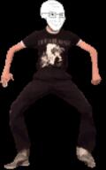 animated dance glasses goopie goopiedance smile smug soyjak tiktok variant:soyak // 400x640 // 2.6MB