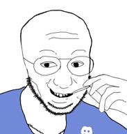 chains clothes discord glasses hand holding_object jagajak open_mouth soyjak stubble toothpick variant:unknown // 334x350 // 36.5KB