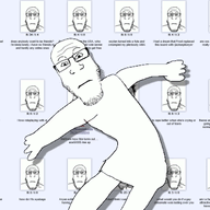 blue_board catalog closed_mouth dance geddan glasses inverted neutral noose red_text soyjak soyjak_party spam stubble subvariant:neutralplier suicide text variant:chudjak variant:markiplier_soyjak yotsoyba_b // 500x375 // 473.7KB