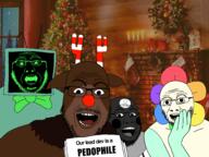 8_ball dandy dandy's_world flower glasses impact_font meta:tagme multiple_soyjaks open_mouth plant roblox rudolph soyjak stubble toodles tv_(4chan) variant:familyjak variant:unknown vee // 2048x1538 // 2.5MB