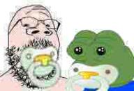 amphibian animal baby babyjak beady_eyes binky caca cute featured frog glasses low_resolution nas:pepe pacifier pepe_the_frog pixelated small_eyes stubble variant:gapejak // 183x125 // 37.9KB