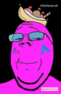 1000_reppeys admin arch_linux armor bald banana_split_ice_cream flag glasses horse medieval meta:ai_generated pink_skin quote stubble subvariant:wholesome_soyjak variant:gapejak war // 416x640 // 5.7MB