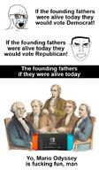 alexander_hamilton founding_fathers george_washington james_madison john_adam le_pol_face nintendo nintendo_switch painting subvariant:chudjak_front thomas_jefferson united_states variant:chudjak variant:soyak video_game // 700x1200 // 406.1KB