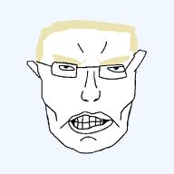 a10_eyes angry blond blue_eyes glasses hair subvariant:pol_face subvariant:polaryan teeth template trend:aryan variant:chudjak white_skin // 600x600 // 8.8KB