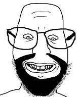 beard eyebags glasses lips looking_at_you smile teeth template variant:foodjak variant:unknown // 900x1124 // 6.7KB