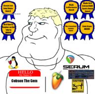 CobsonTheGem CobsonTheGem_(user) aryan award icarus linux reaper serum sparta sparta_remix sparta_remixer tehplierspartan wine // 886x872 // 216.1KB