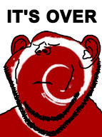 arial closed_eyes closed_mouth ear its_over nose red_skin stubble text variant:impish_soyak_ears white_skin winner_(chirp) // 479x641 // 163.0KB