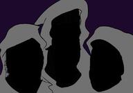 3soyjaks clothes faceless fantasy hood lord_of_the_rings nazgul soyjak soyjak_trio stubble variant:gapejak variant:markiplier_soyjak variant:tony_soprano_soyjak // 828x581 // 90.2KB
