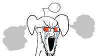 angry antenna crying ear elephant_ears fume glasses large_eyebrows open_mouth orange_eyes reddit redditard smoke soyjak stretched_mouth stubble variant:soyak // 1416x823 // 199.7KB