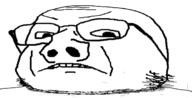 angry glasses soyjak squished stubble variant:gapejak // 572x292 // 43.6KB