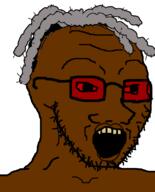 9a0c 9a0c_(pedophile) admin black_skin open_mouth soyjak variant:soyak yellow_teeth // 644x800 // 41.8KB