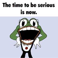 amphibian animal cartoon flip_the_frog frog frogcuck frognigger gape green_skin jager lips nas:pepe nusoi nusoiagecuck nusoicaca nusoicuck nusoifaggot nusoinigger nusoishitskin pepe pepe_the_frog serious silly soyjak stubble teeth text tongue variant:flip // 507x513 // 18.5KB