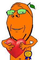 award froot heart holding_heart leaf orange_skin smile subvariant:wholesome_soyjak variant:gapejak // 676x1021 // 107.7KB