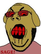 angry gapelee janny seething soyjak subvariant:wholesome_soyjak variant:gapejak // 600x800 // 22.4KB