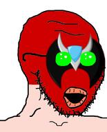 glasses homestar_runner mask oh_my_god_she_is_so_attractive open_mouth soyjak strong_bad stubble variant:soyak white_skin // 483x600 // 73.3KB