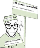 closed_mouth clothes eyebrow_raise glasses green_shirt neutral pointing server sign stubble tshirt variant:abortion_lover // 794x960 // 142.0KB